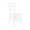 White ToughResin Chiavari Chair (Per Chair Price Shown - Sold only in Quantities of 2) Some Assembly Required