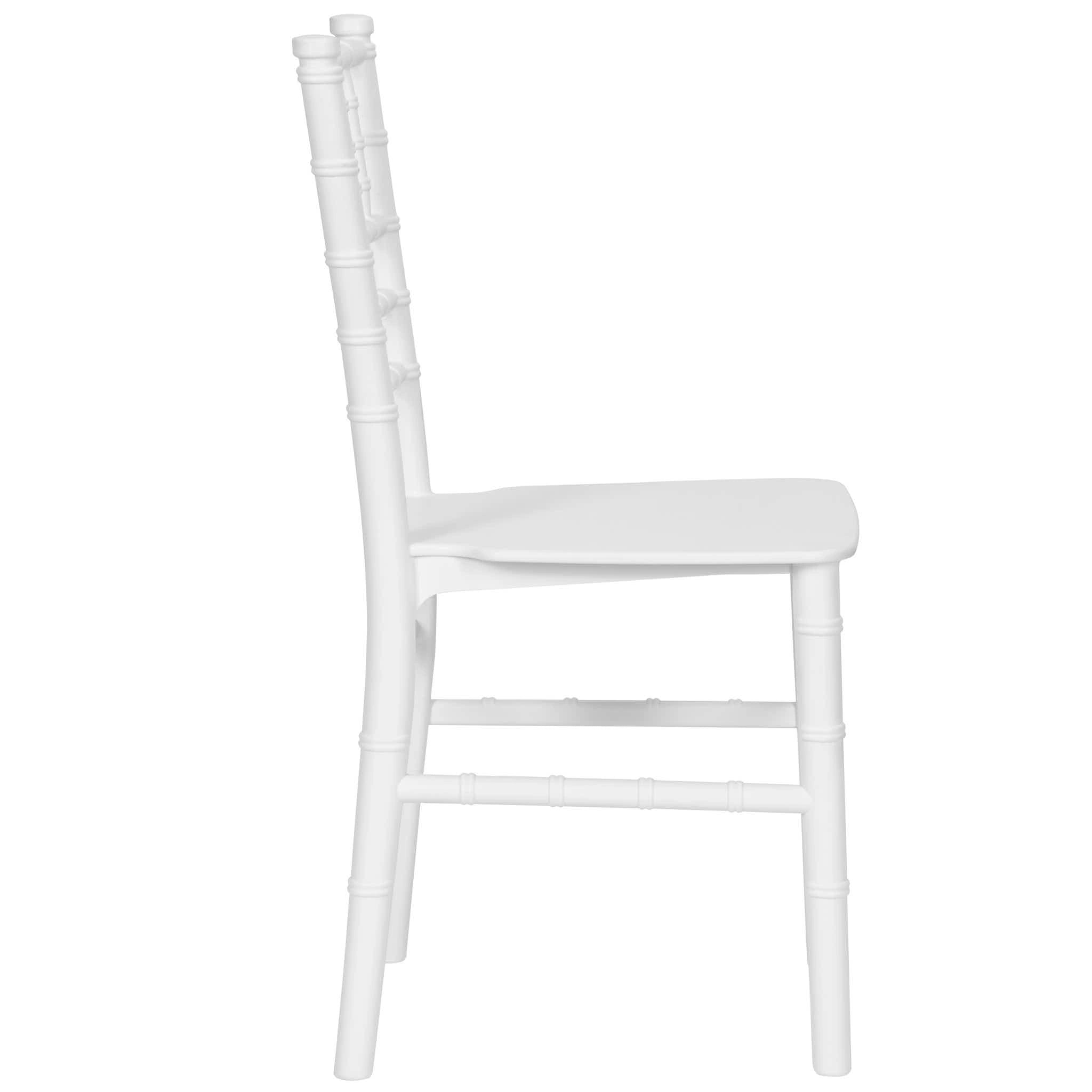 Kids White ToughResin™ Chiavari Chair (Per Chair Price Shown - Sold only in Quantities of 4)