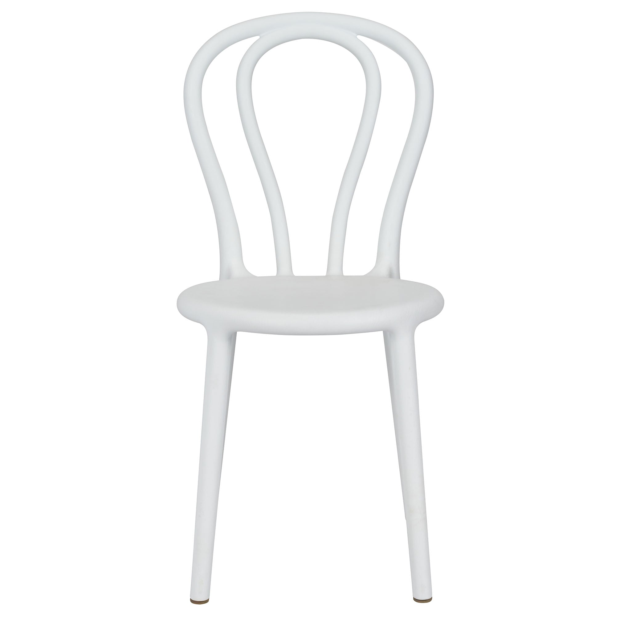 Kids Cool White Resin Bentwood Festive Chair