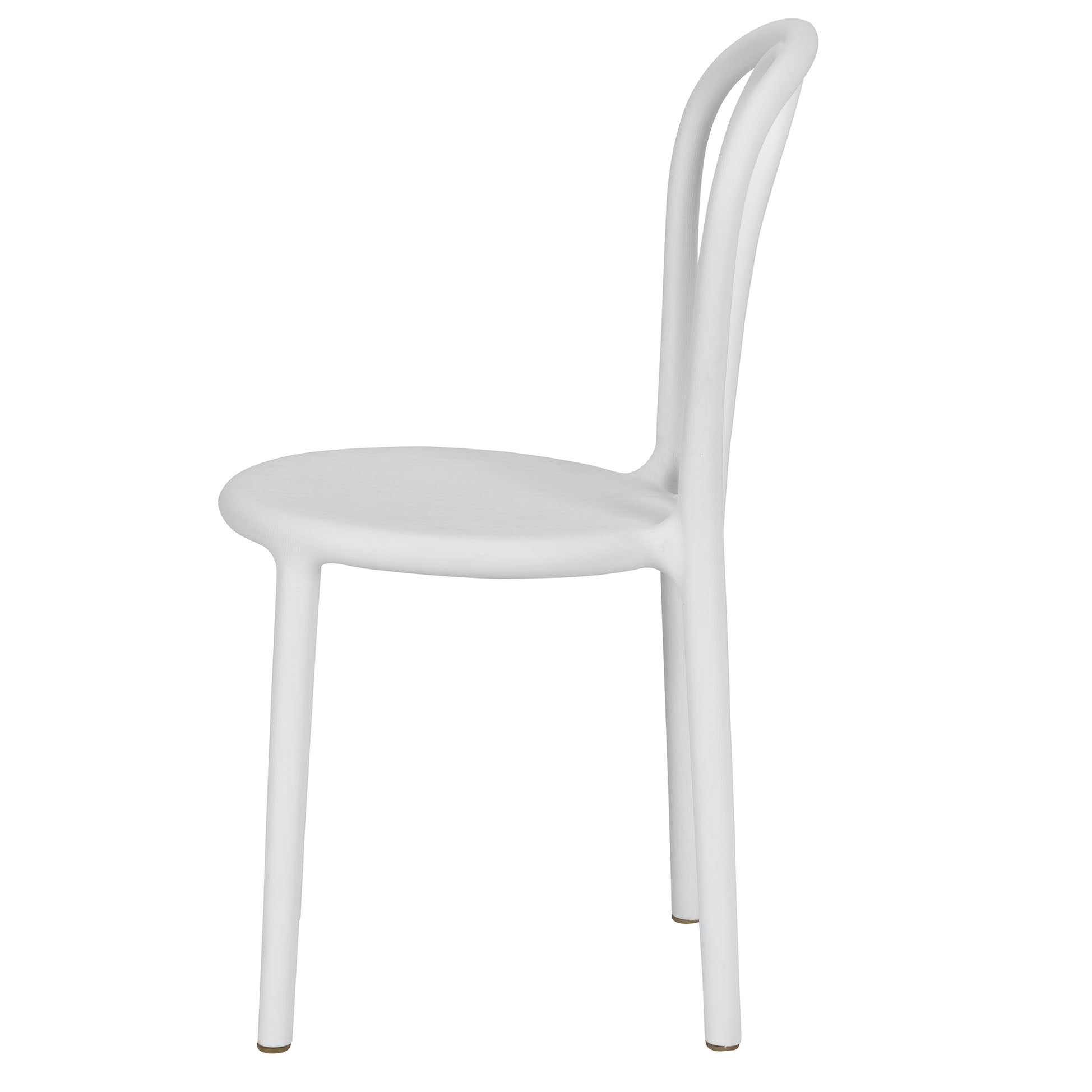 Kids Cool White Resin Bentwood Festive Chair